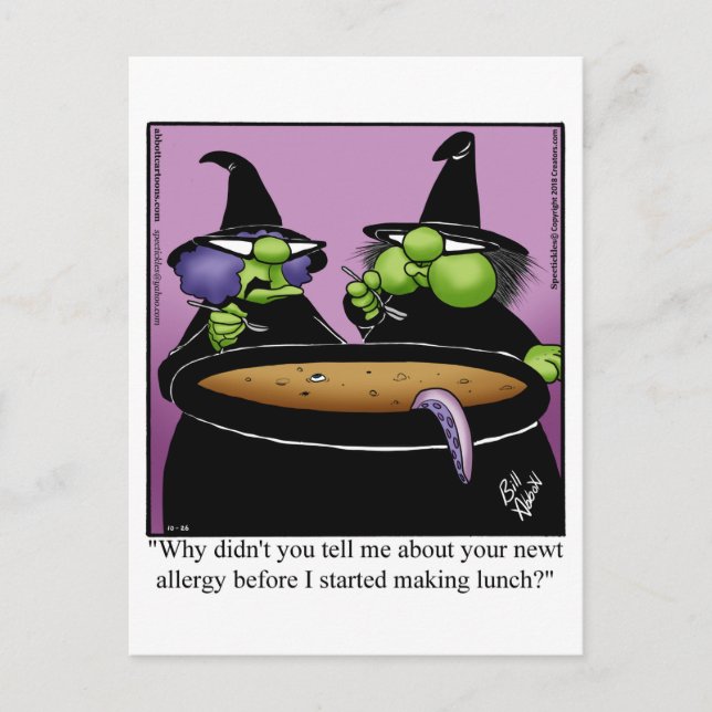 Carte postale Hilarious Halloween Humour (Devant)