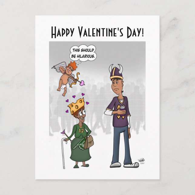 Carte postale Hilarious Valentine's Day (Devant)