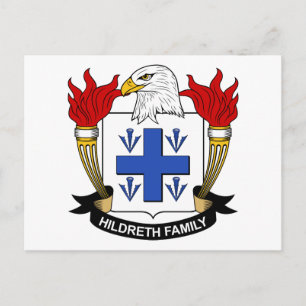Carte Postale Hildreth Family Crest