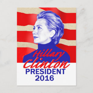 Carte postale Hillary 2016