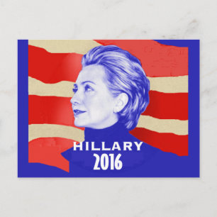 Carte postale Hillary 2016