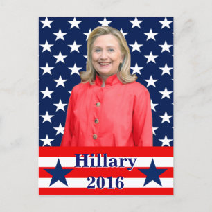 Carte Postale Hillary 2016