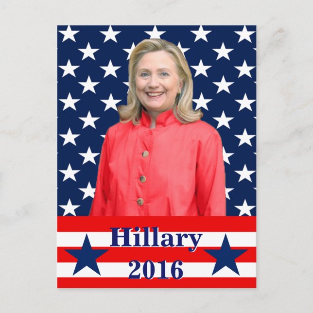 Carte Postale Hillary 2016 (Devant)