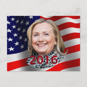 Carte postale Hillary 2016
