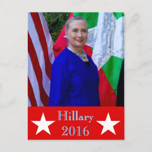 Carte Postale Hillary 2016