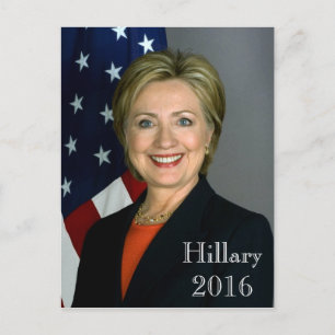 Carte Postale Hillary 2016