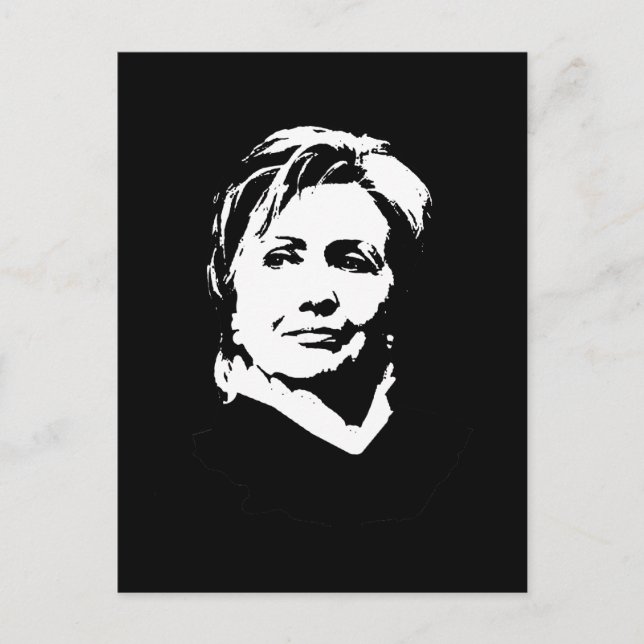 Carte Postale Hillary Clinton (Devant)