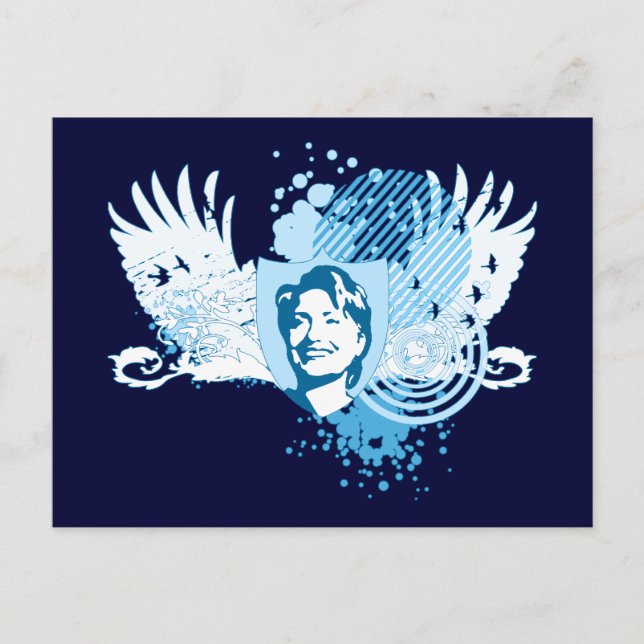 Carte Postale hillary clinton 08. (Devant)