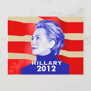 Carte postale Hillary Clinton 2012