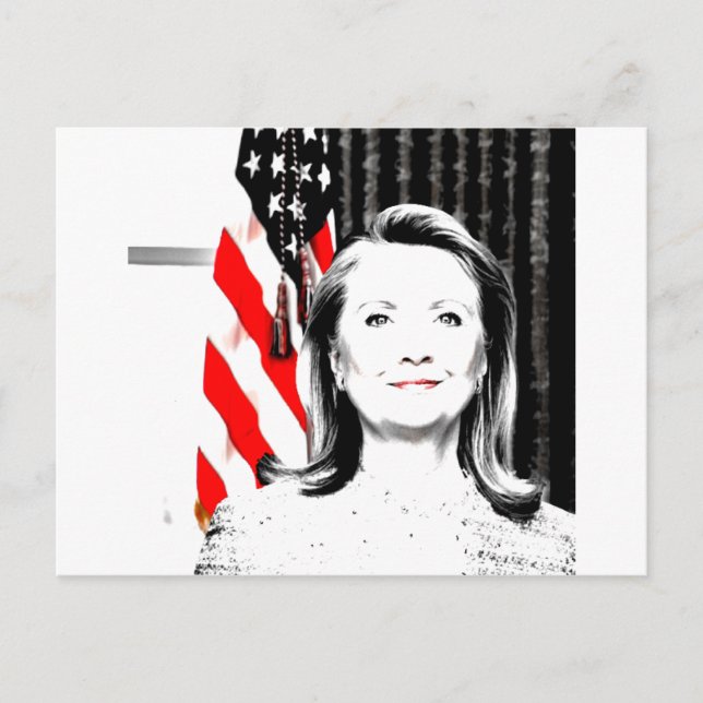 Carte Postale Hillary Clinton 2016 (Devant)