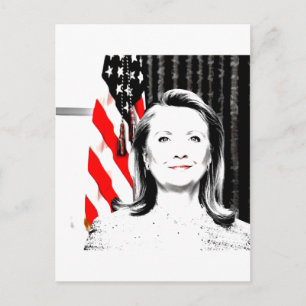 Carte Postale Hillary Clinton 2016