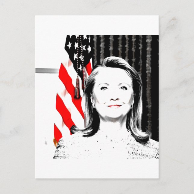 Carte Postale Hillary Clinton 2016 (Devant)