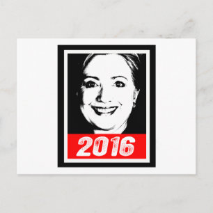 Carte Postale HILLARY CLINTON 2016 INK ART.png