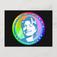 hillary clinton. arc-en-ciel.