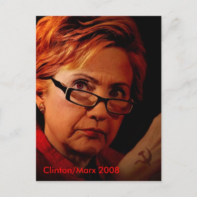 Carte Postale Hillary Marx Clinton (Devant)