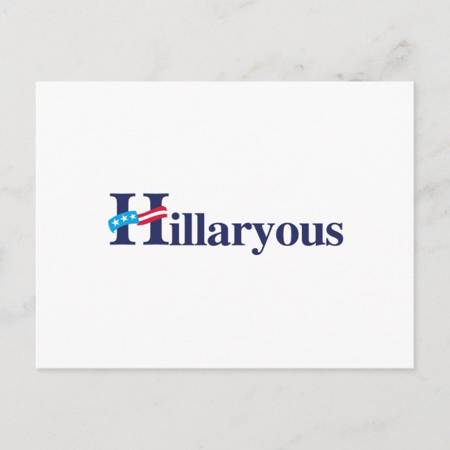 Carte Postale Hillaryous Hillary (Devant)