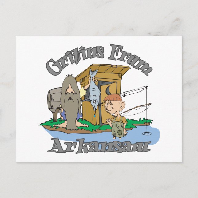 Carte Postale Hillbilly de l'Arkansas (Devant)