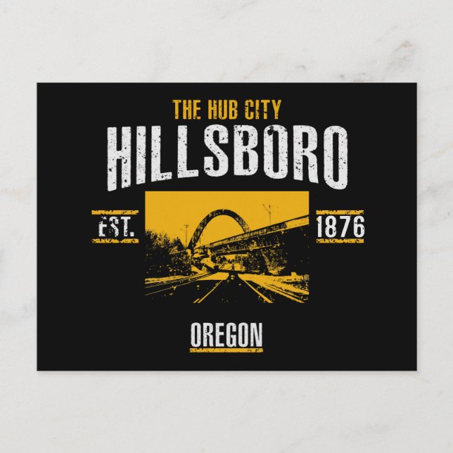 Carte Postale Hillsboro (Devant)