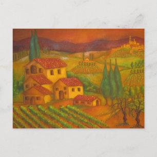Carte Postale Hilltown in Chianti, Italie