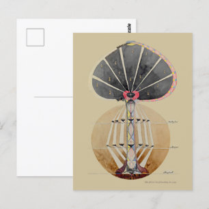 Carte Postale Hilma af Klint - Arbre de la connaissance, n° 3