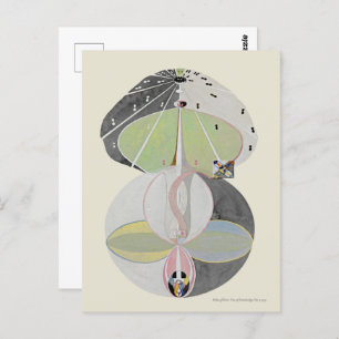Carte Postale Hilma af Klint - Arbre du savoir, No 5