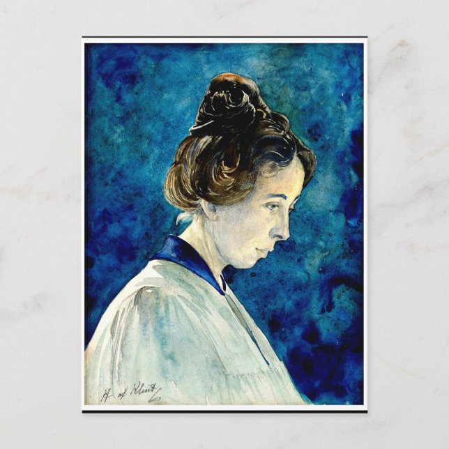 Carte Postale Hilma af Klint - Autoportrait, 1920  (Devant)