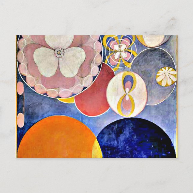 Carte Postale Hilma af Klint - De Tio Storsta, Barnaaldern (Devant)