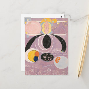 Carte Postale Hilma Af Klint, La Dix Plus Grande No6, Art Abstra