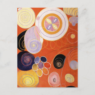 Carte Postale Hilma af Klint - Les dix plus grandes, n° 4