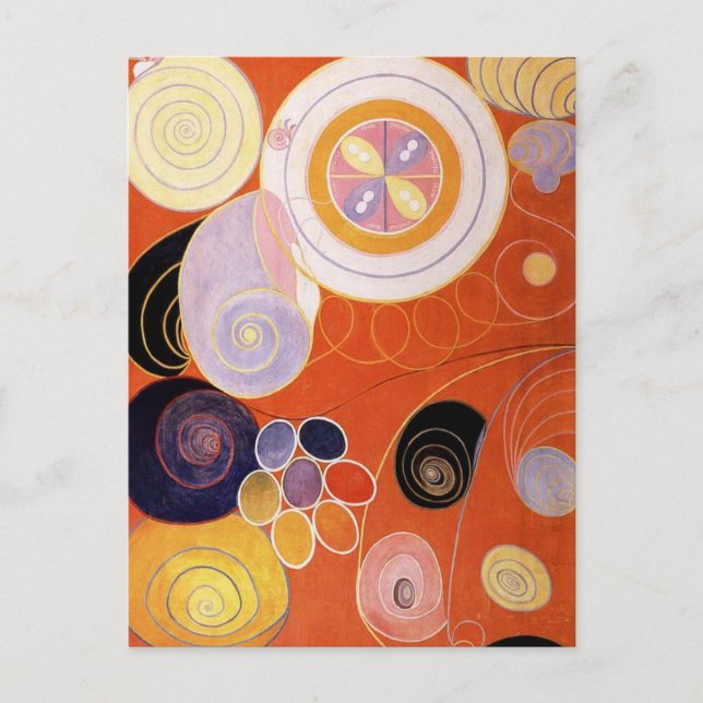 Carte Postale Hilma af Klint - Les dix plus grandes, n° 4 (Devant)