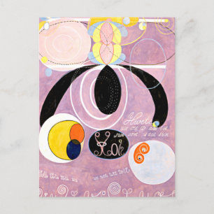 Carte Postale Hilma af Klint - Les dix plus grandes, no 06