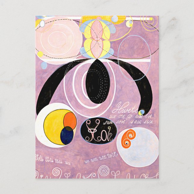Carte Postale Hilma af Klint - Les dix plus grandes, no 06 (Devant)