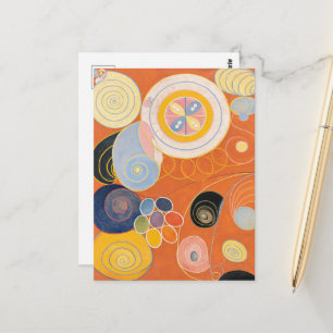 Carte Postale Hilma Af Klint, Les Dix Plus Grands N°3, Art Abstr