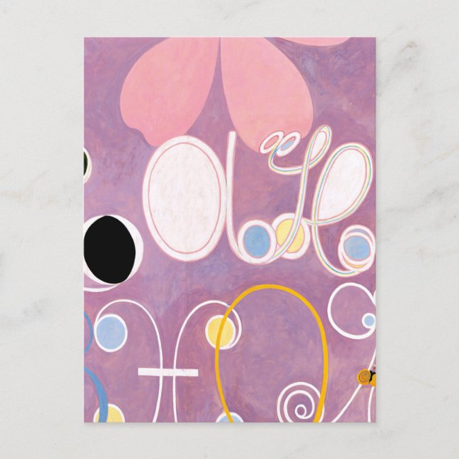 Carte Postale Hilma af Klint - Les dix plus grands n° 5 (Devant)