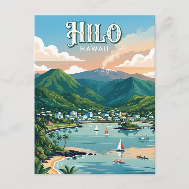 Carte Postale Hilo États-Unis (Devant)