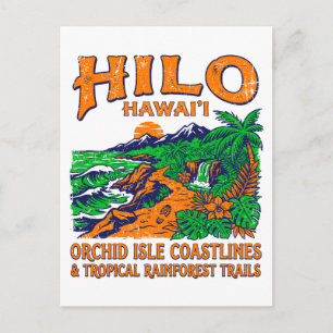 Carte Postale Hilo Hawaii Orchid Isle Sentiers de la Forêt Tropi