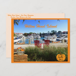 Carte Postale Hilton Head Island Harbour Town Marina Bonjour Aut