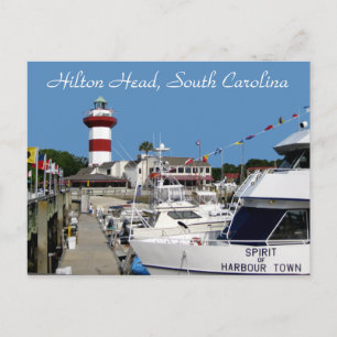 Carte postale Hilton Head, SC Harbour Town Lightho