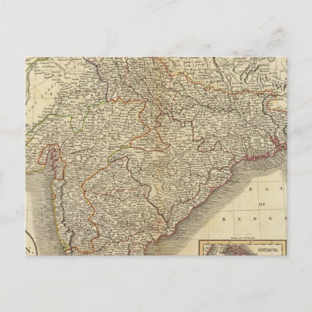 Carte Postale Hindoostan, Ceylan (Devant)