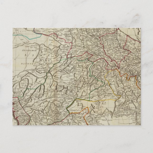 Carte Postale Hindoostan nord (Devant)