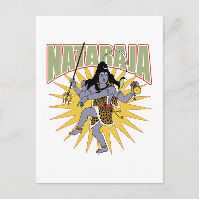 Carte Postale Hindu Nataraja (Devant)