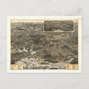 Carte Postale Hingham, Massachusetts en 1885