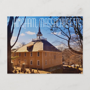 Carte postale Hingham Massachusetts Old Ship Churc