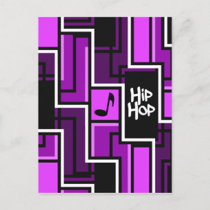 Carte postale Hip hop, personnalisable