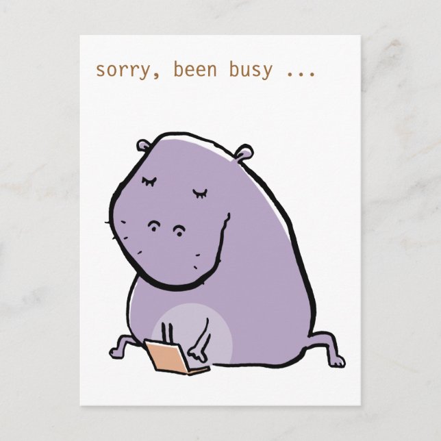 Carte Postale hipp-o (occupé) - customisez-le - (Devant)