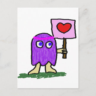 Carte Postale Hippie Dippy Love