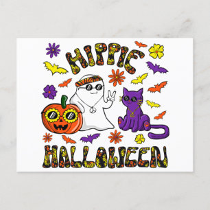 Carte postale Hippie Halloween