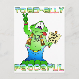 Carte Postale Hippie Toad
