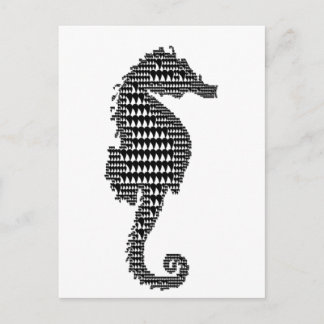 Carte Postale hippocampe