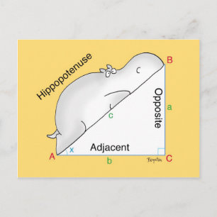 Carte postale HIPPOPOPOTENUSE par Sandra Boynton